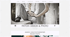 Desktop Screenshot of pattondesignandphoto.com