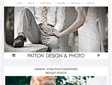 Tablet Screenshot of pattondesignandphoto.com